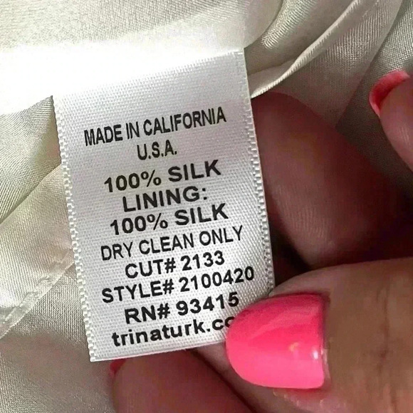 NWOT Trina Turk 100% Silk High Rise Bright Floral Lined Mini Skirt Size 2 - Picture 13 of 16